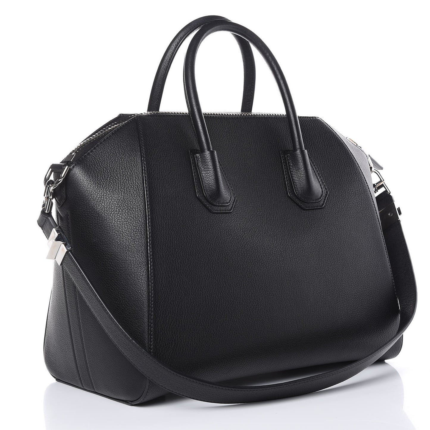 Sugar Goatskin Medium Antigona Black