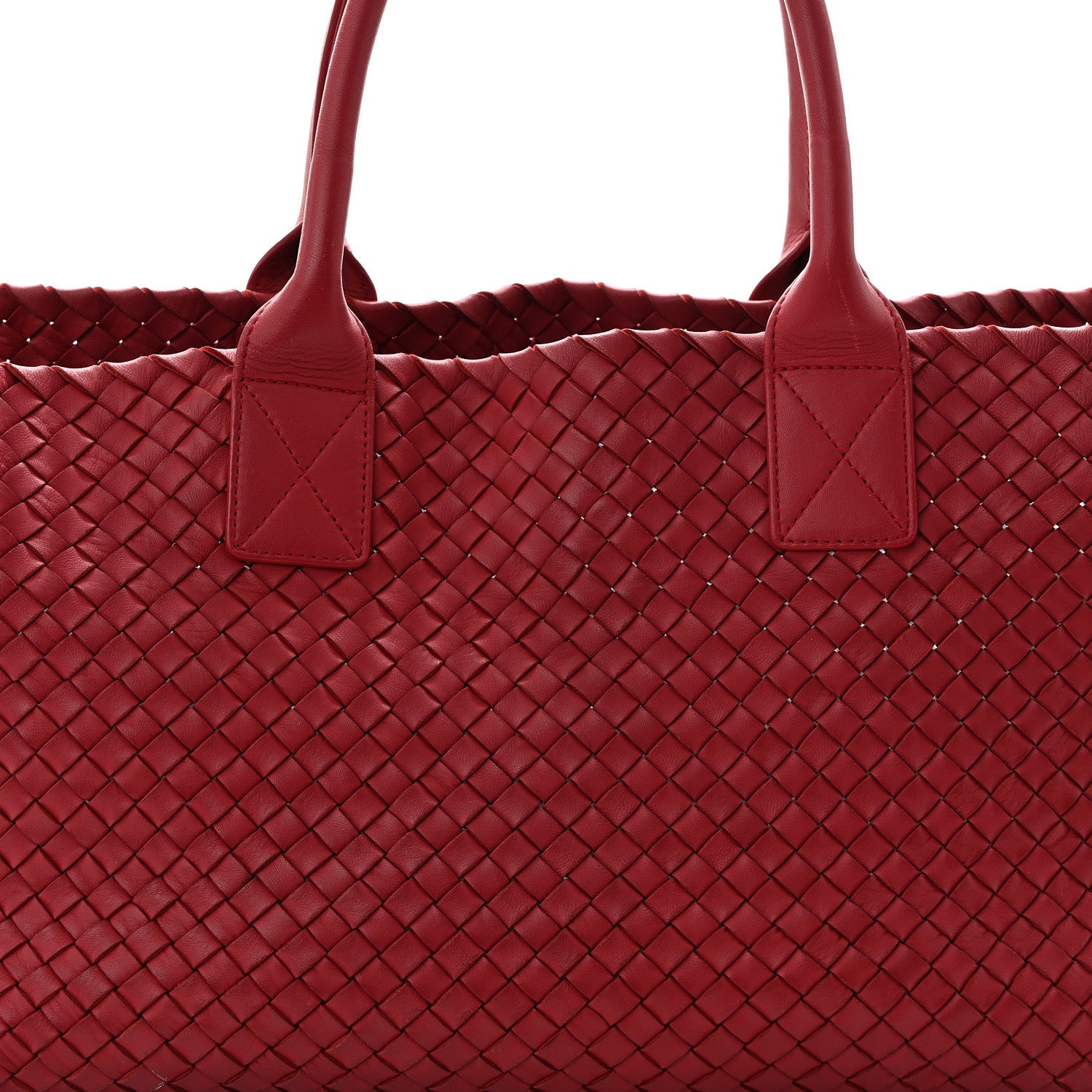 Bottega Veneta Lambskin Intreccio Medium Cabat Rust 8 of 12