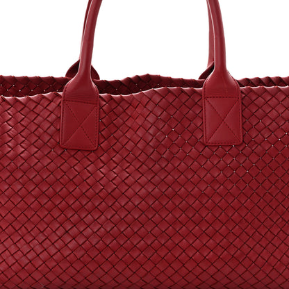 Bottega Veneta Lambskin Intreccio Medium Cabat Rust 8 of 12