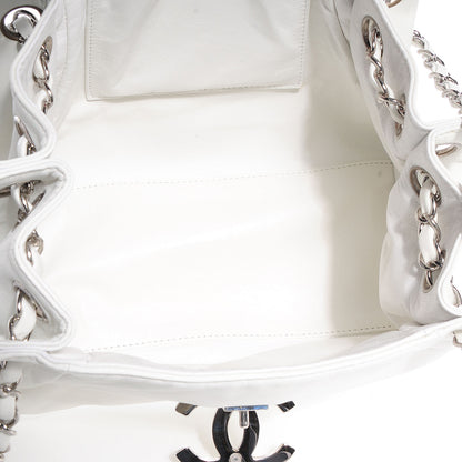 Chanel Lambskin Sensual Medium Flap White 6 of 8