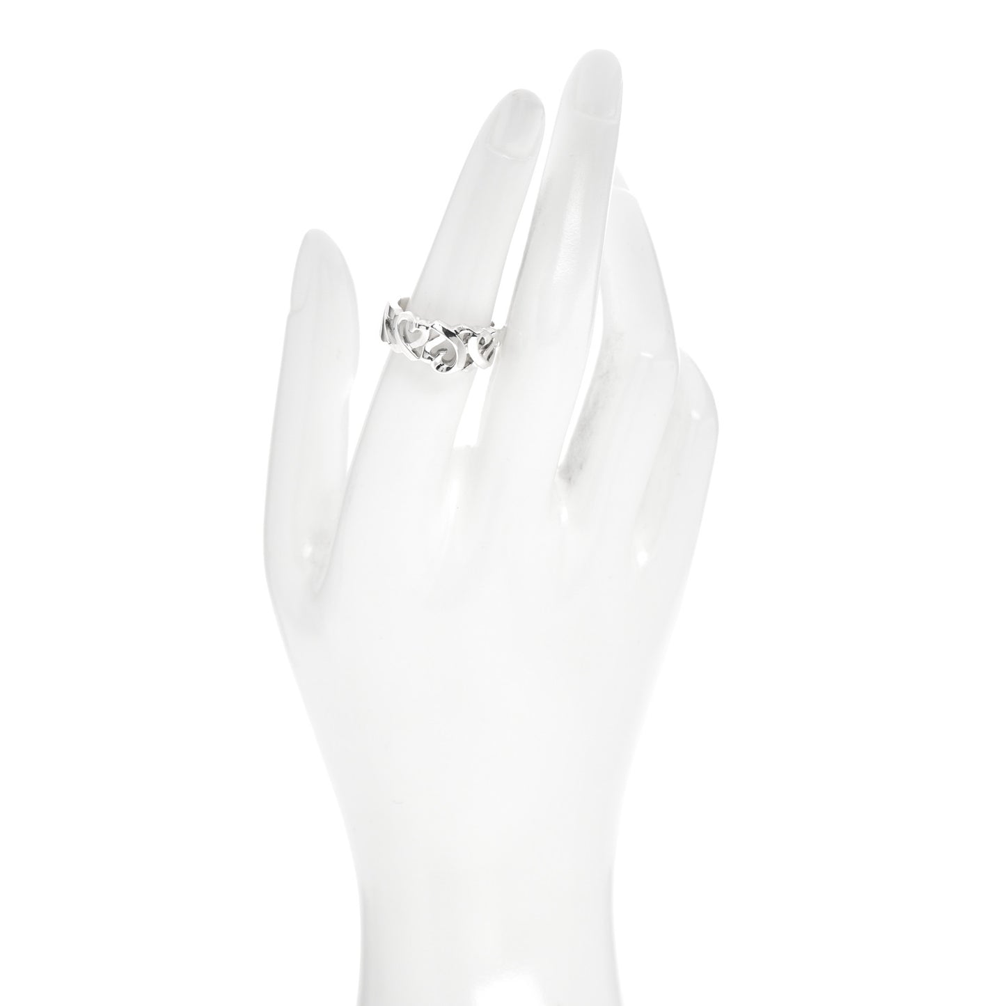Sterling Silver Paloma Picasso Loving Hearts Ring 54 7