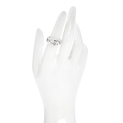 Tiffany Sterling Silver Paloma Picasso Loving Hearts Ring 54 7 2 of 5