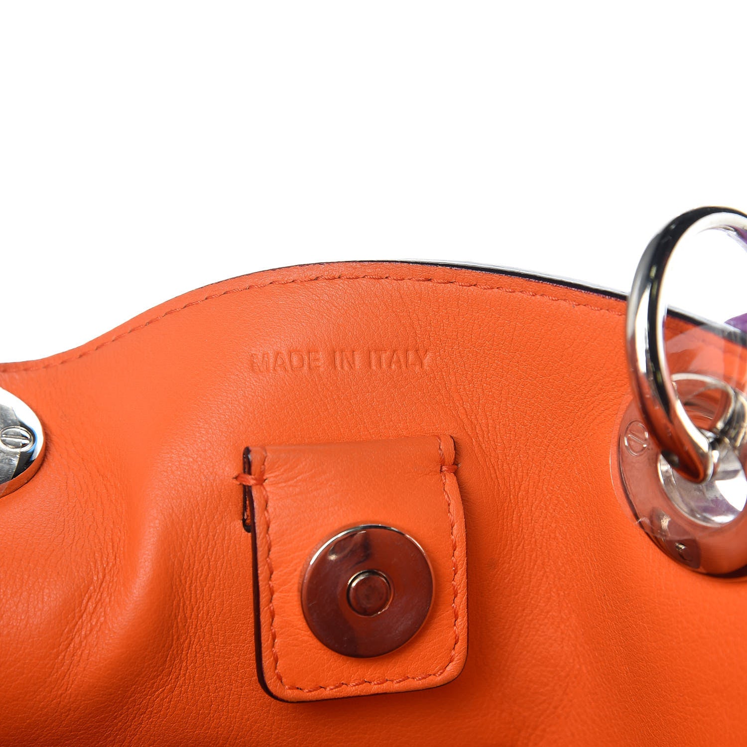 Christian Dior Bullcalf Medium Diorissimo Tote Parme 7 of 11