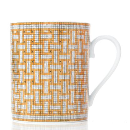 Hermes Porcelain Mosaique au 24 Mug Gold 2 of 4