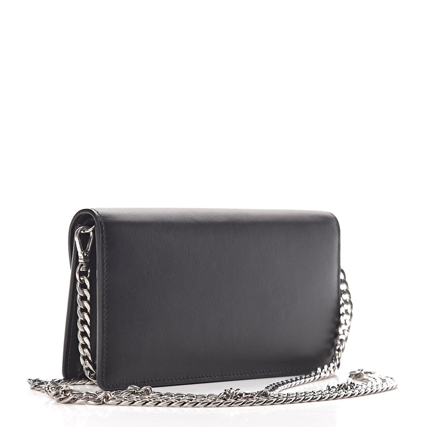 City Calfskin Racing Logo Mini Elektra Crossbody Bag Fuxia Black