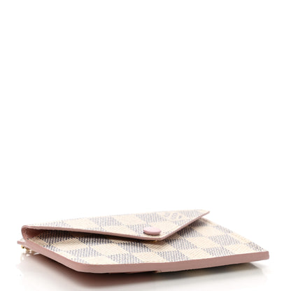 Louis Vuitton Damier Azur Recto Verso Card Holder Rose Ballerine 4 of 7