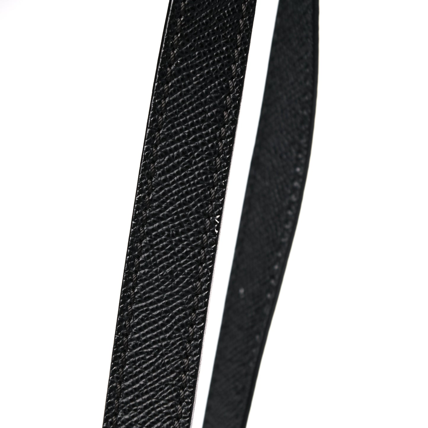 Grained Calfskin Shopping Tote Black