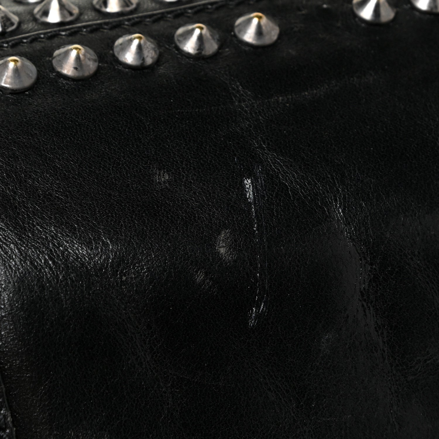 Burberry Lambskin Studded Small Edenham Satchel Black 28 of 35