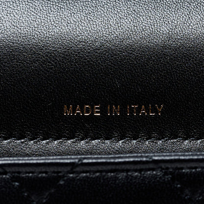 Chanel Lambskin Quilted Flap Phone Holder With Chain Black 6 of 9