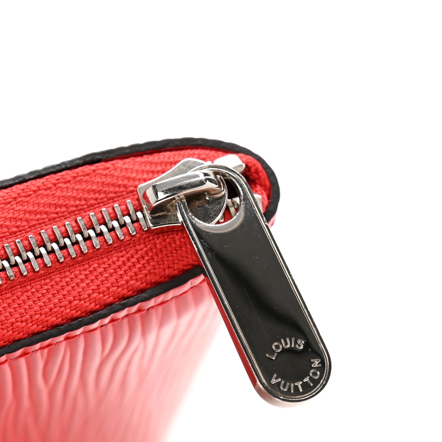 Epi Zippy Coin Purse Coquelicot