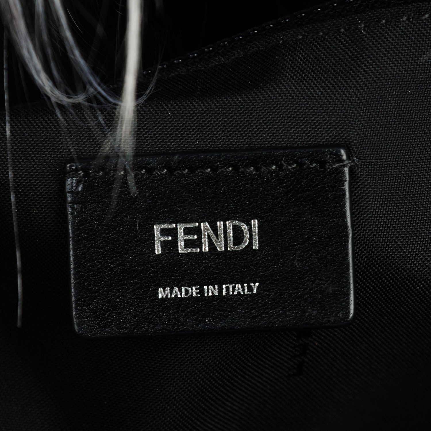 Fendi Nylon Vitello Elite Flamingo Fox Goat Fur Lightning Monster Eyes Backpack Rosso Black 6 of 9