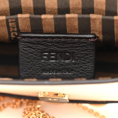 Fendi Nappa Vitello King Metal Stitch Nano Maxi Buckle Baguette Charm Pergamena 5 of 9