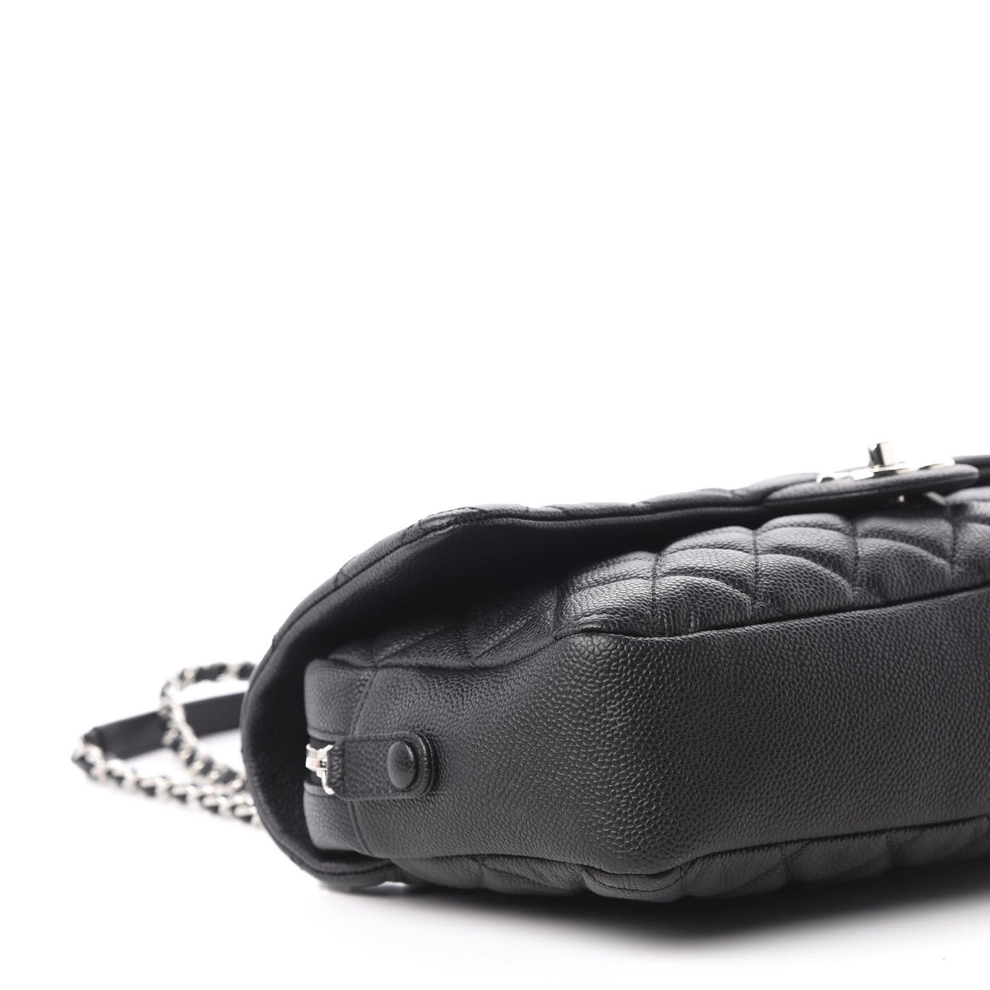 Caviar Quilted Jumbo Easy Flap Black