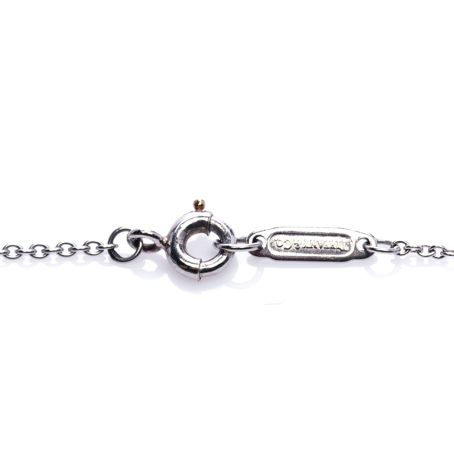Tiffany Platinum Diamond Large Cross Pendant Necklace 6 of 7