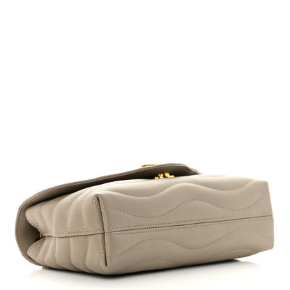 Louis Vuitton Calfskin LV New Wave Chain Bag Taupe 4 of 12