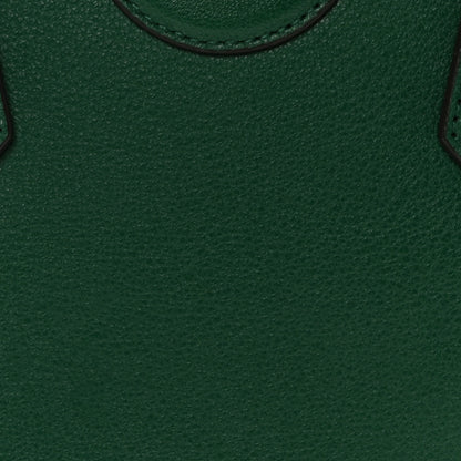 Gucci Wonka Grain Calfskin Small Diana Tote Bag Green Yellow Fluo 8 of 11