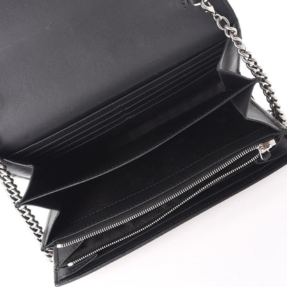 Gucci GG Supreme Monogram Mini Dionysus Chain Wallet Beige Black 5 of 10