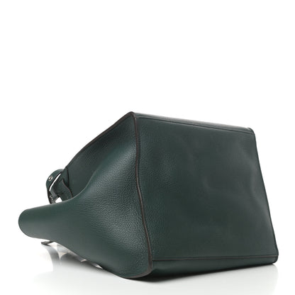 Celine Supple Grained Calfskin Small Big Bag Dark Green 4 of 9