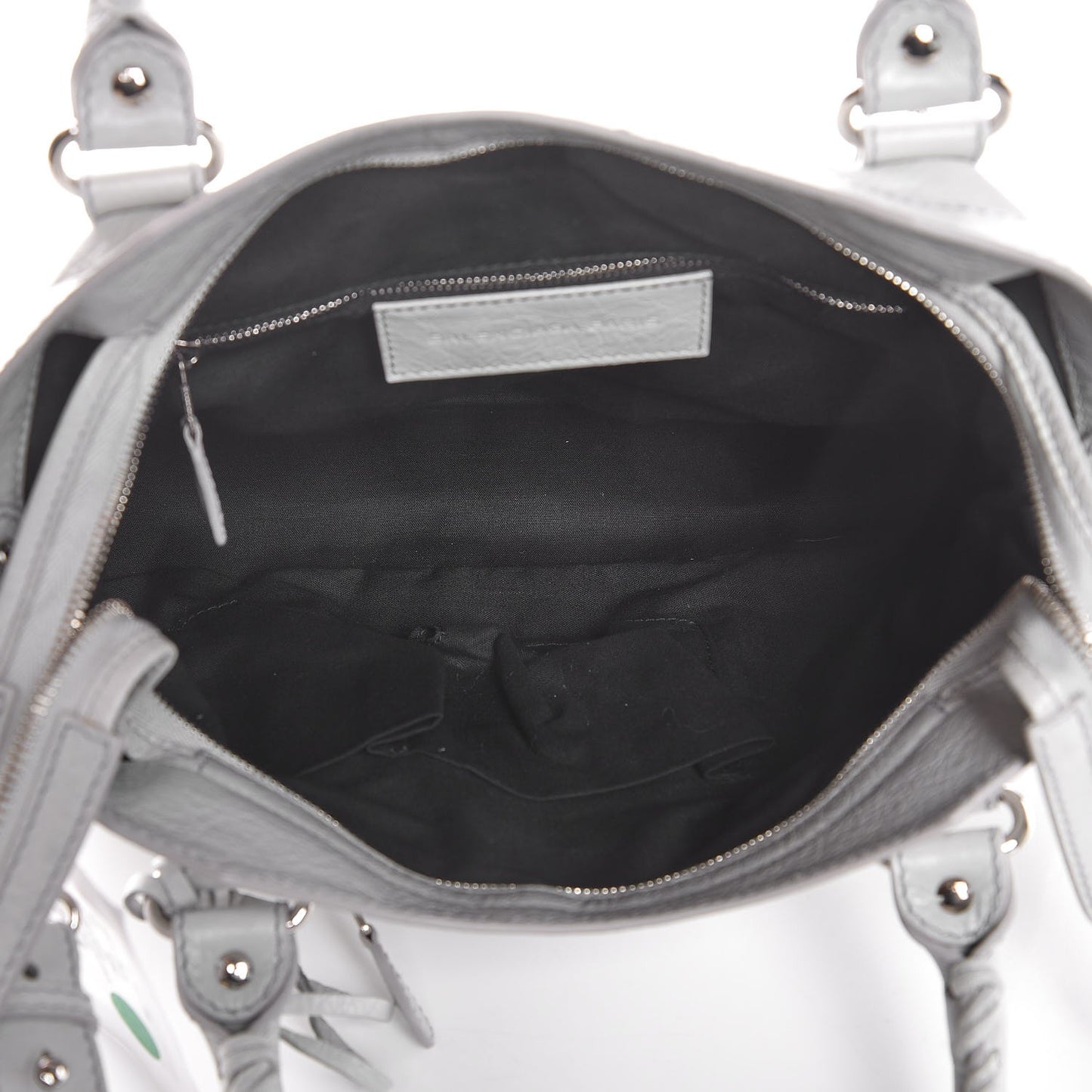 Agneau Giant 12 Silver Hardware Town Gris