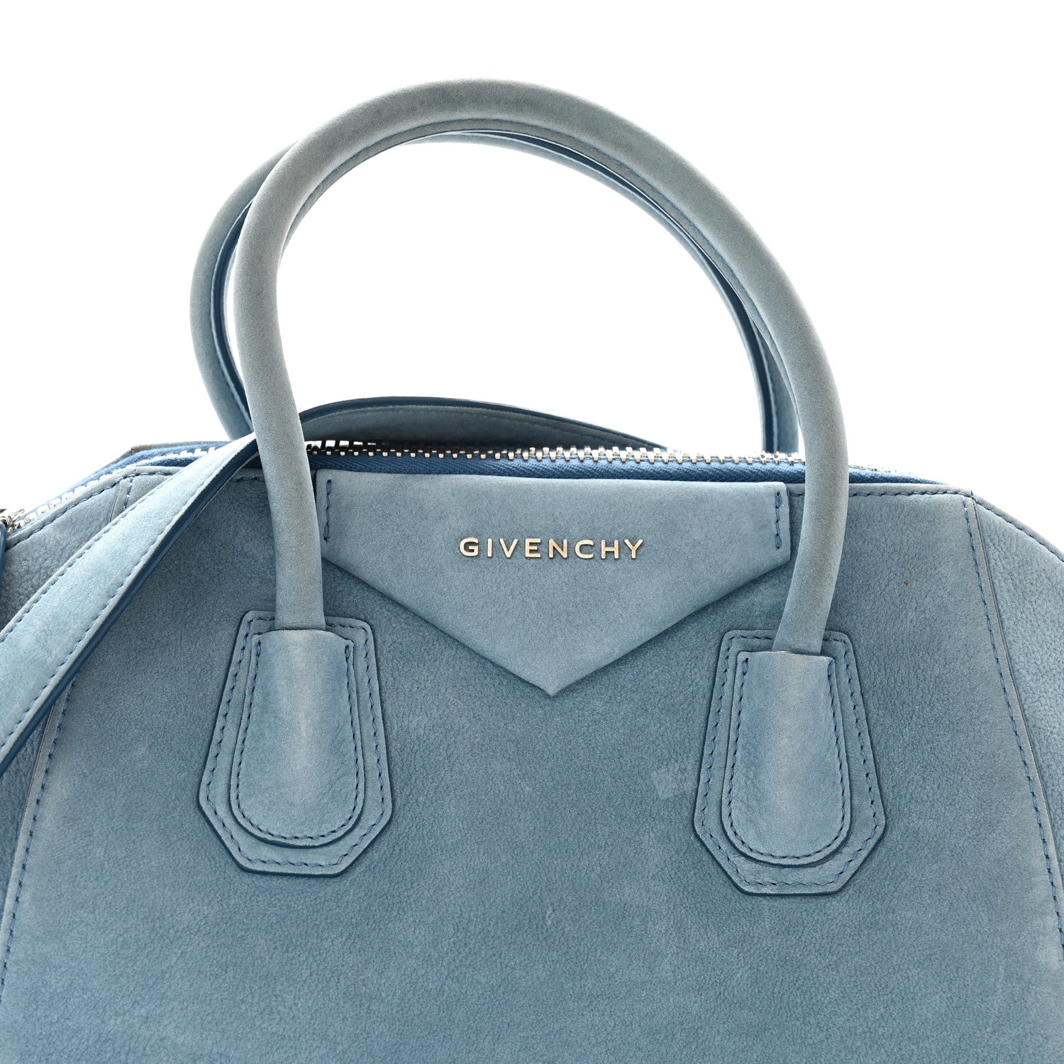 Givenchy Nubuck Small Antigona Blue 8 of 12