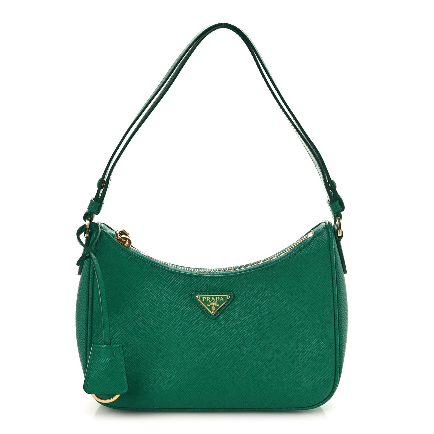 Saffiano Lux Mini Re-Edition Shoulder Bag Mango