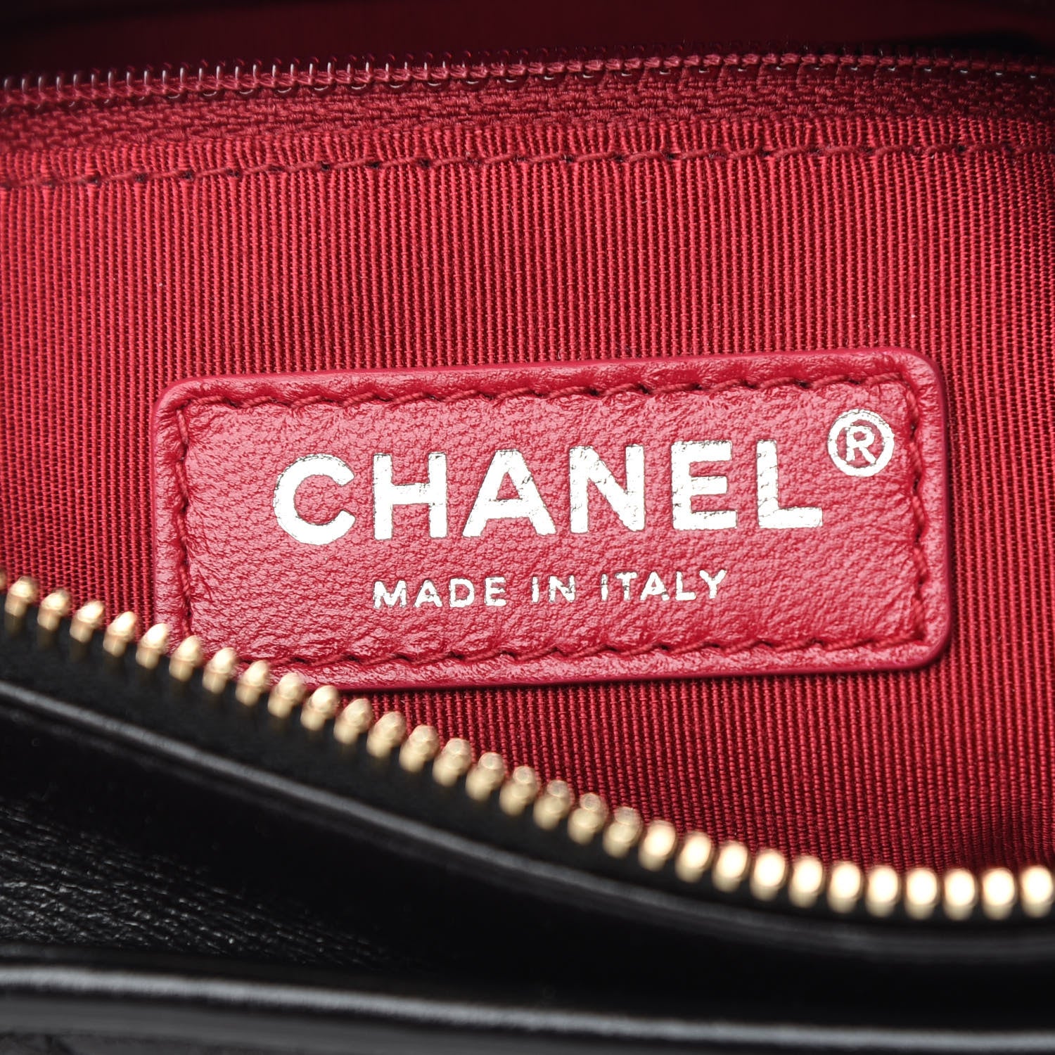 Chanel Aged Calfskin Quilted Small Gabrielle Logo Hobo Black 6 of 9