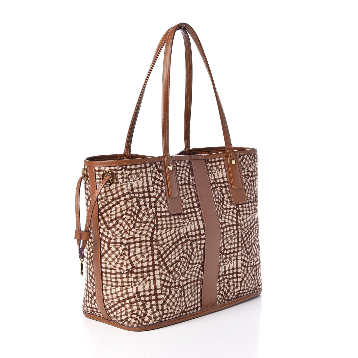Visetos Medium Liz Reversible Shopper Tote Cognac