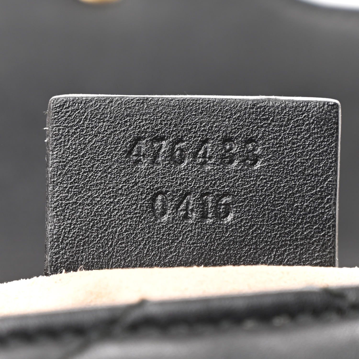 Gucci Calfskin Matelasse Super Mini GG Marmont Shoulder Bag Black 7 of 11