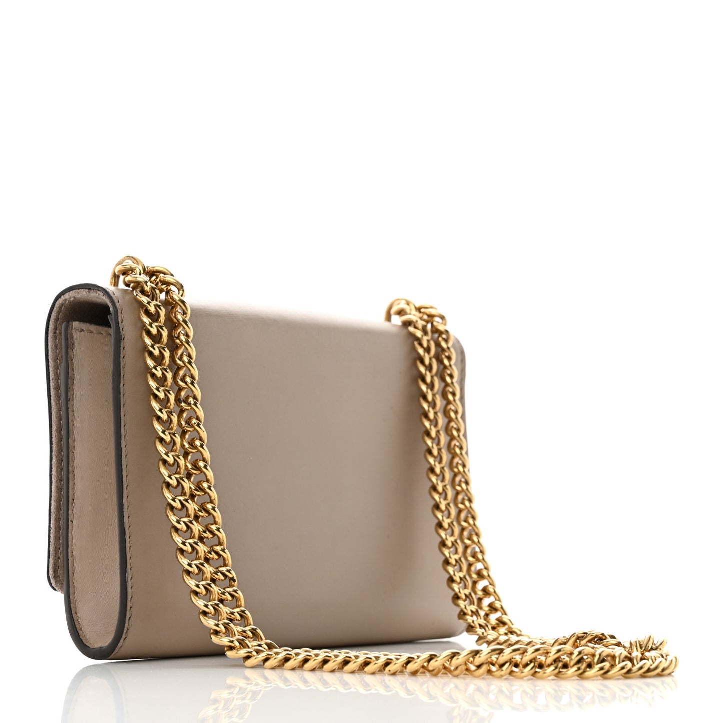 Calfskin Chain Louise MM Gris