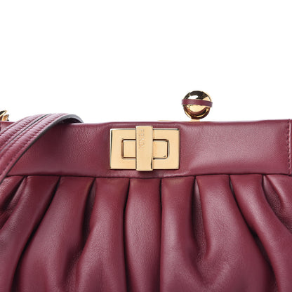 Fendi Shiny Nappa Small Peekaboo Click Bag Barolo 9 of 9