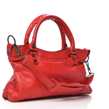 Balenciaga Agneau Classic Hardware First Rouge Coquelicot 3 of 11