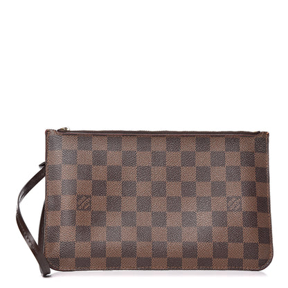 Louis Vuitton Damier Ebene Neverfull MM GM Pochette 1 of 12