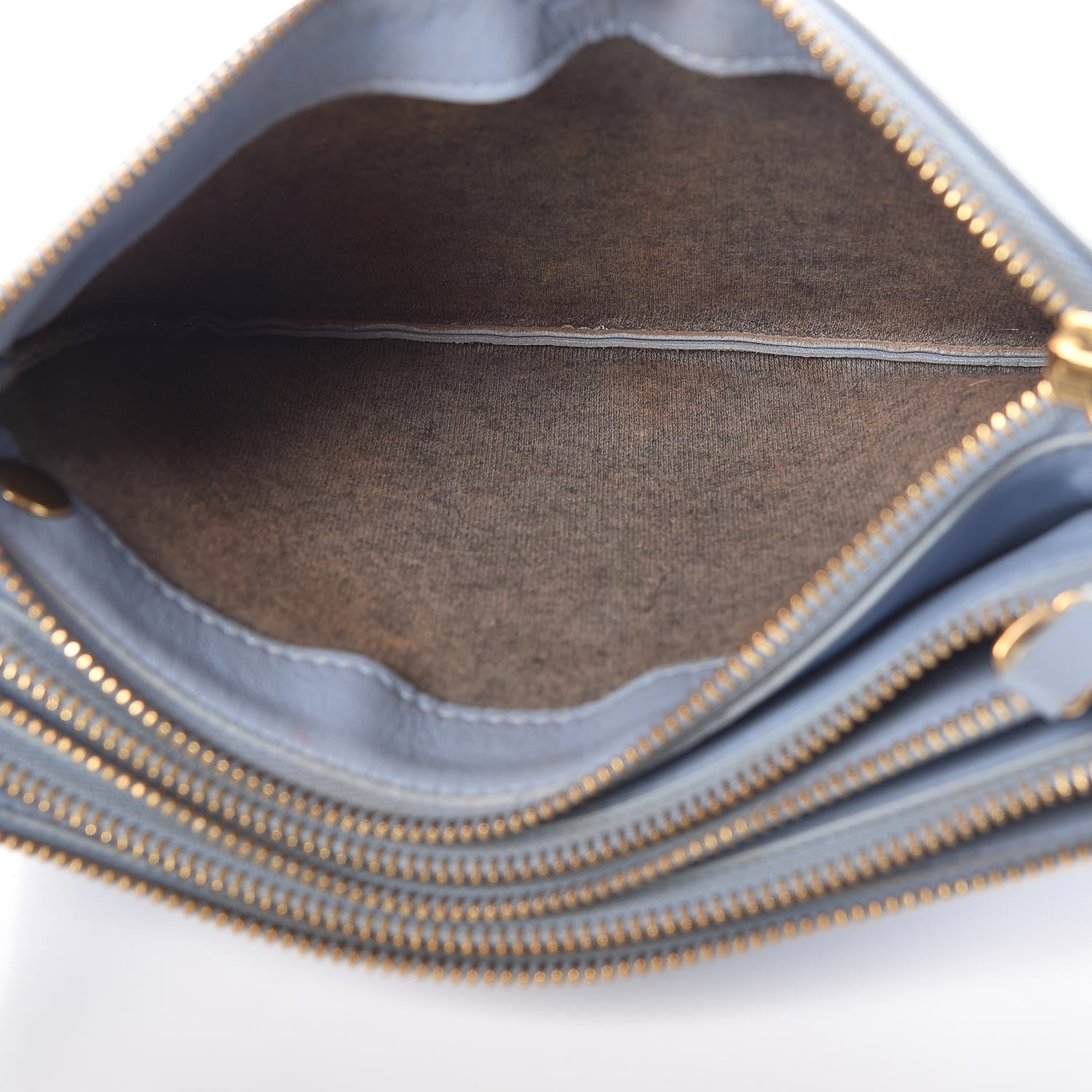 Celine Lambskin Small Trio Crossbody Bag Lavender 5 of 19