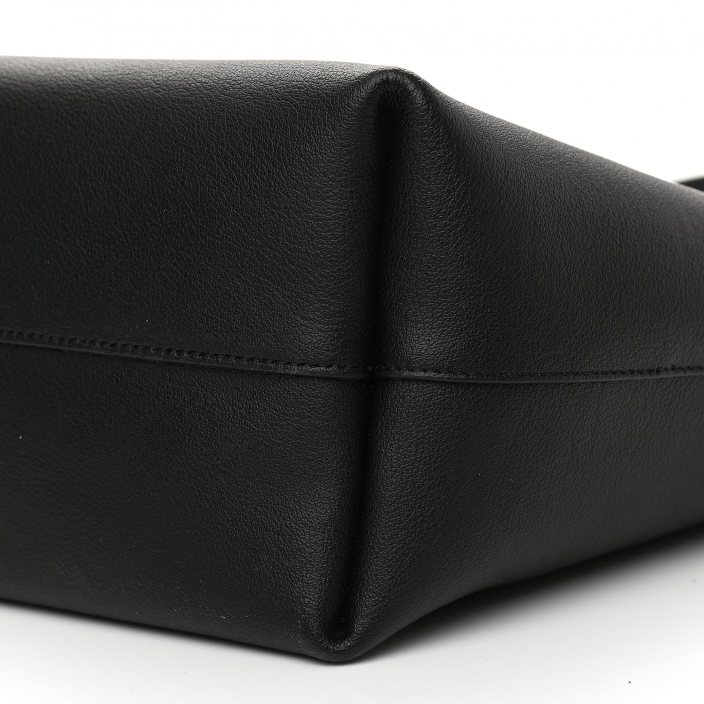 Calfskin Large Shopping Tote Black