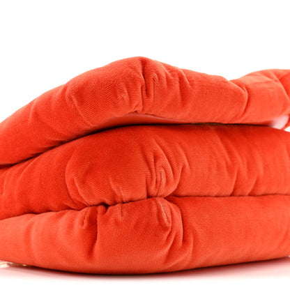 Loewe Velvet Mini Goya Puffer Bag Orange 8 of 11