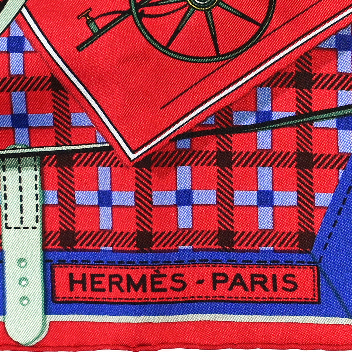 Hermes Silk Les Voitures A Transformation Scarf 90 3 of 6