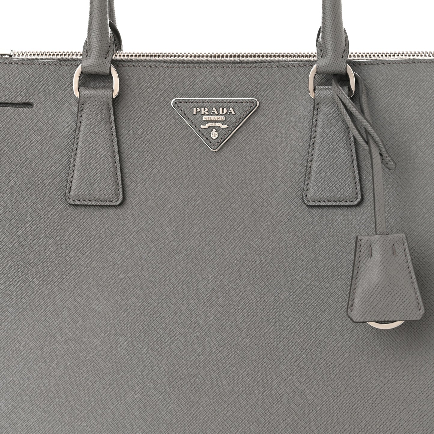 Saffiano Large Galleria Double Zip Tote Marmo