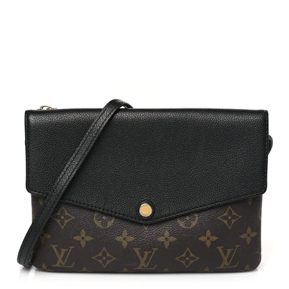 Louis Vuitton Monogram Twice Pochette Black 1 of 9