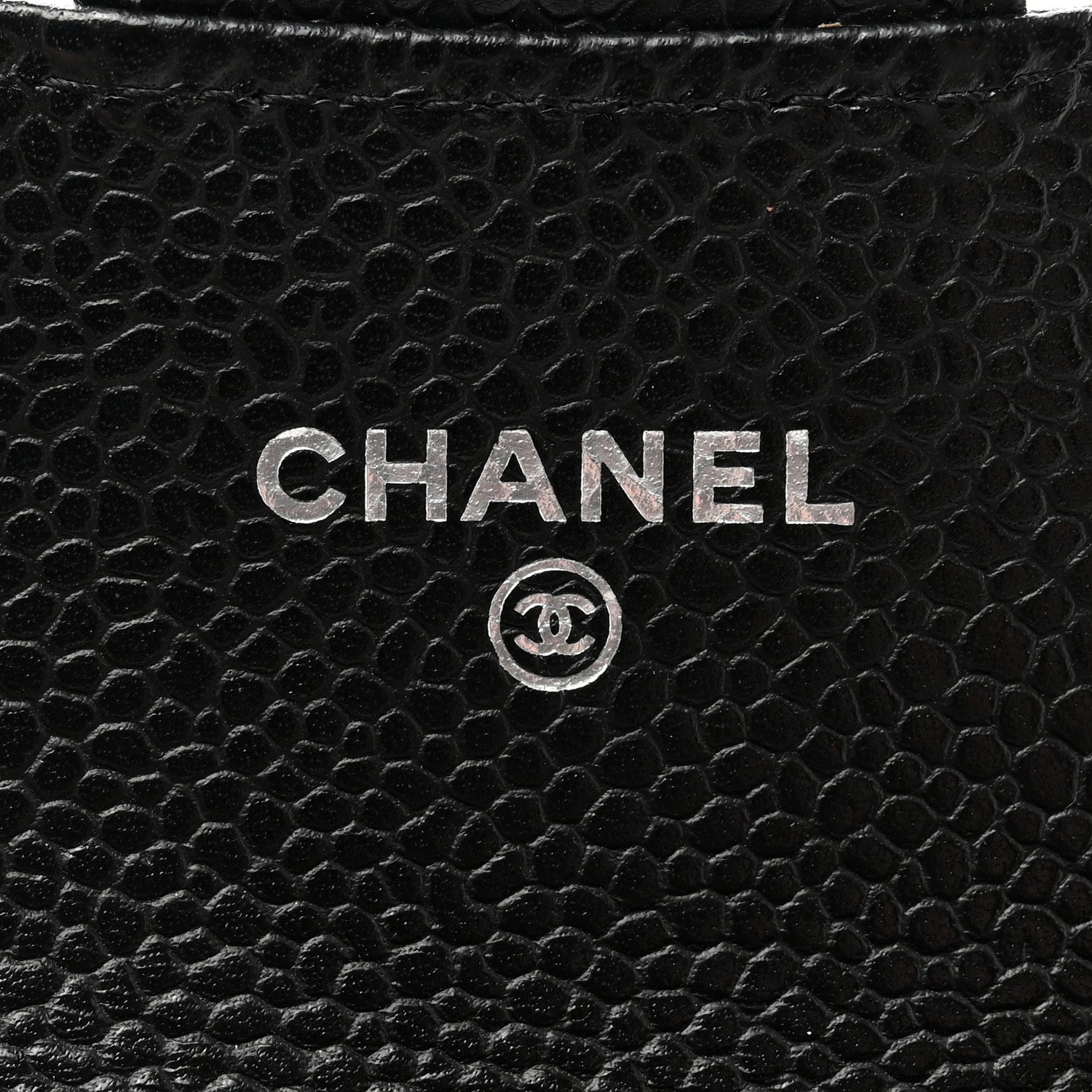 Chanel Caviar Quilted Flap Card Holder Wallet Black 6 of 8