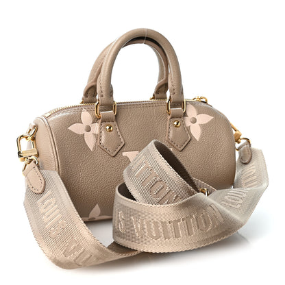 Louis Vuitton Empreinte Monogram Giant Papillon BB Tourterelle Cream 3 of 9