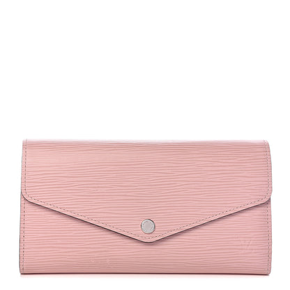 Louis Vuitton Epi Sarah Wallet NM Rose Ballerine 1 of 6
