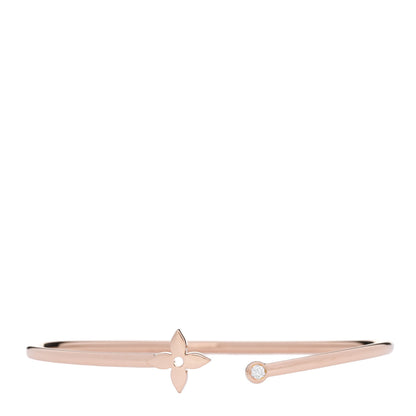 Louis Vuitton 18K Pink Gold Diamond Idylle Blossom Twist Bracelet 1 of 3