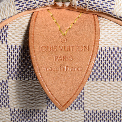 Louis Vuitton Damier Azur Speedy 25 7 of 8