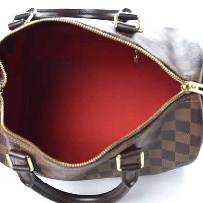 Louis Vuitton Damier Ebene Speedy Bandouliere 30 5 of 9