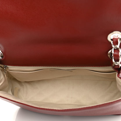 Chanel Caviar Large Timeless CC Flap Dark Red 5 of 10