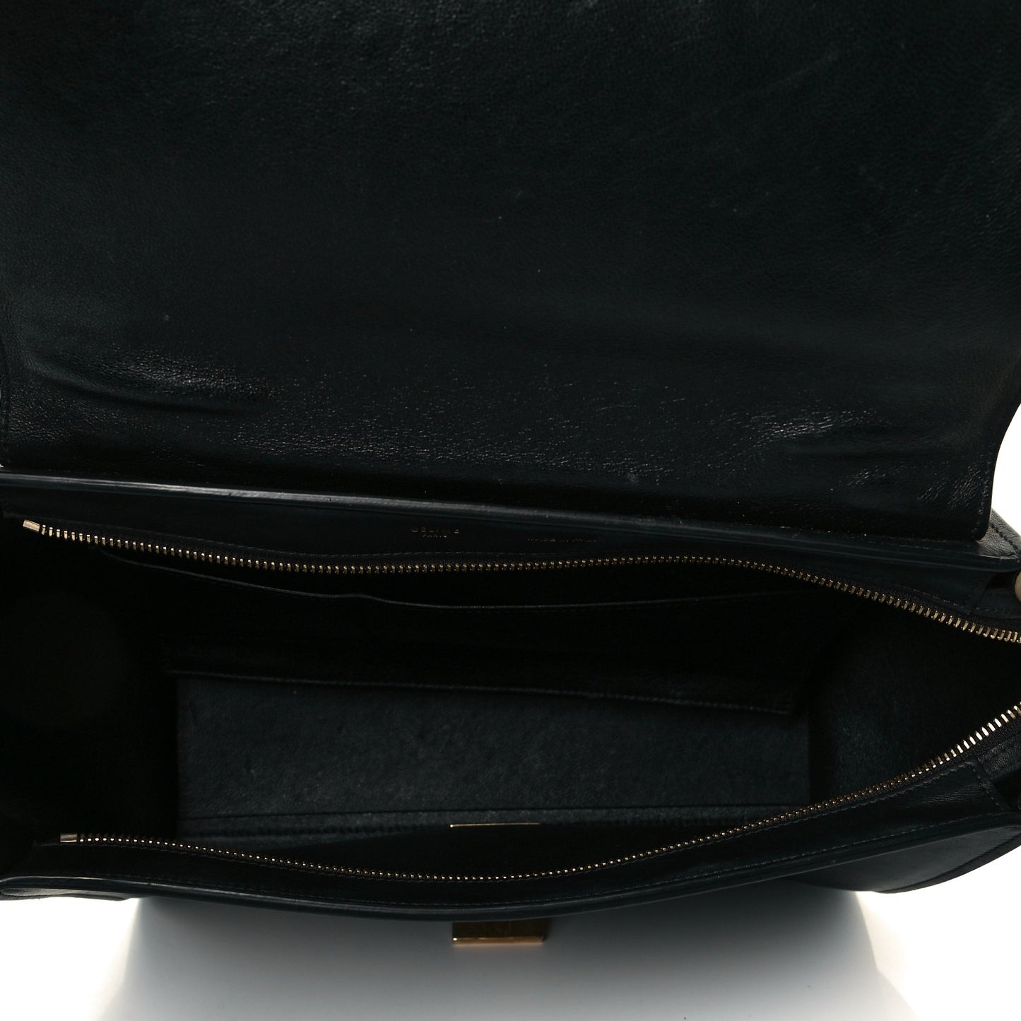 Elephant Calfskin Mediuml Tri-color Trapeze Indigo
