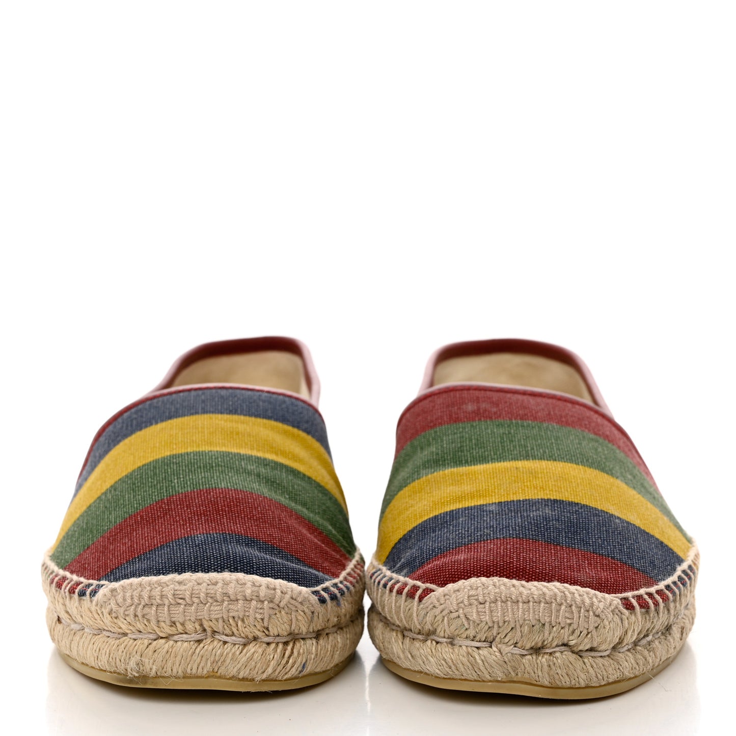 Canvas Baiadera Stripe Mens Espadrilles 8 Multicolor