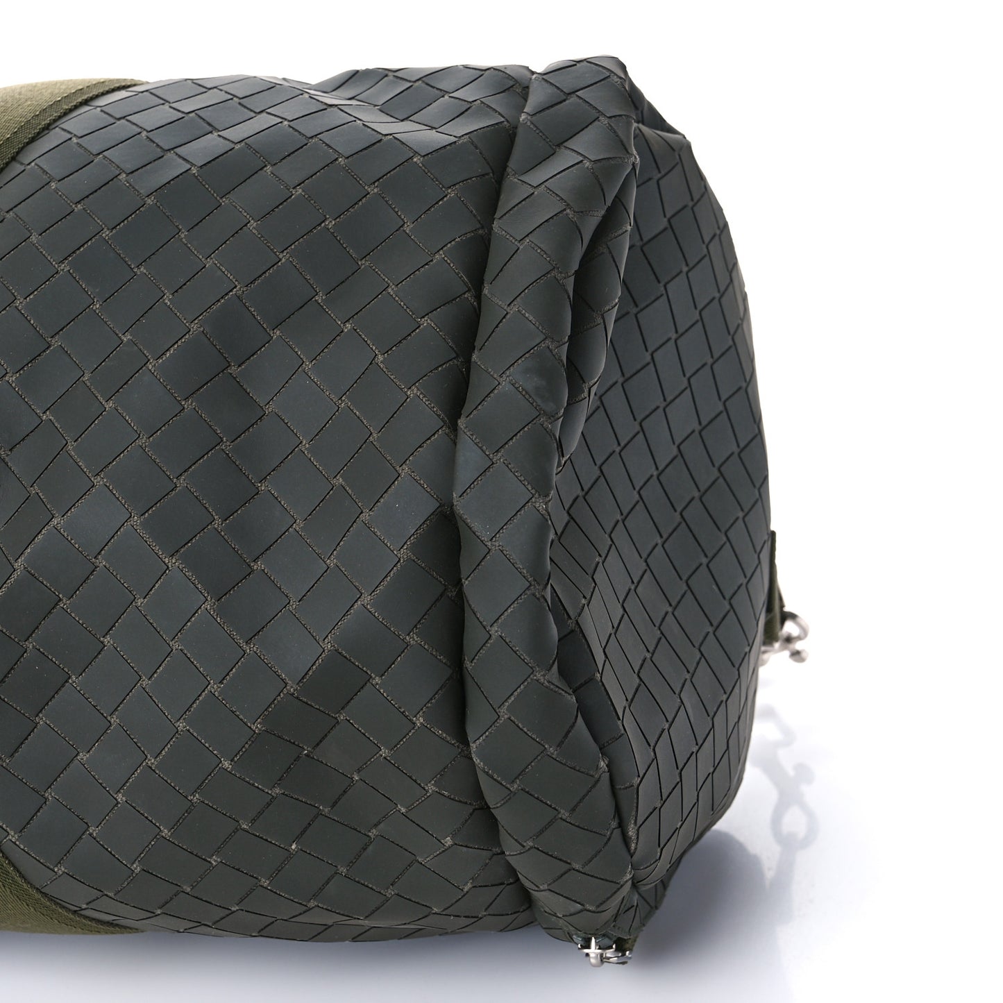 Intrecciato Rubber Canvas Duffle Bag Camping