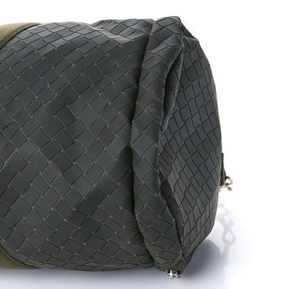 Bottega Veneta Intrecciato Rubber Canvas Duffle Bag Camping 9 of 9