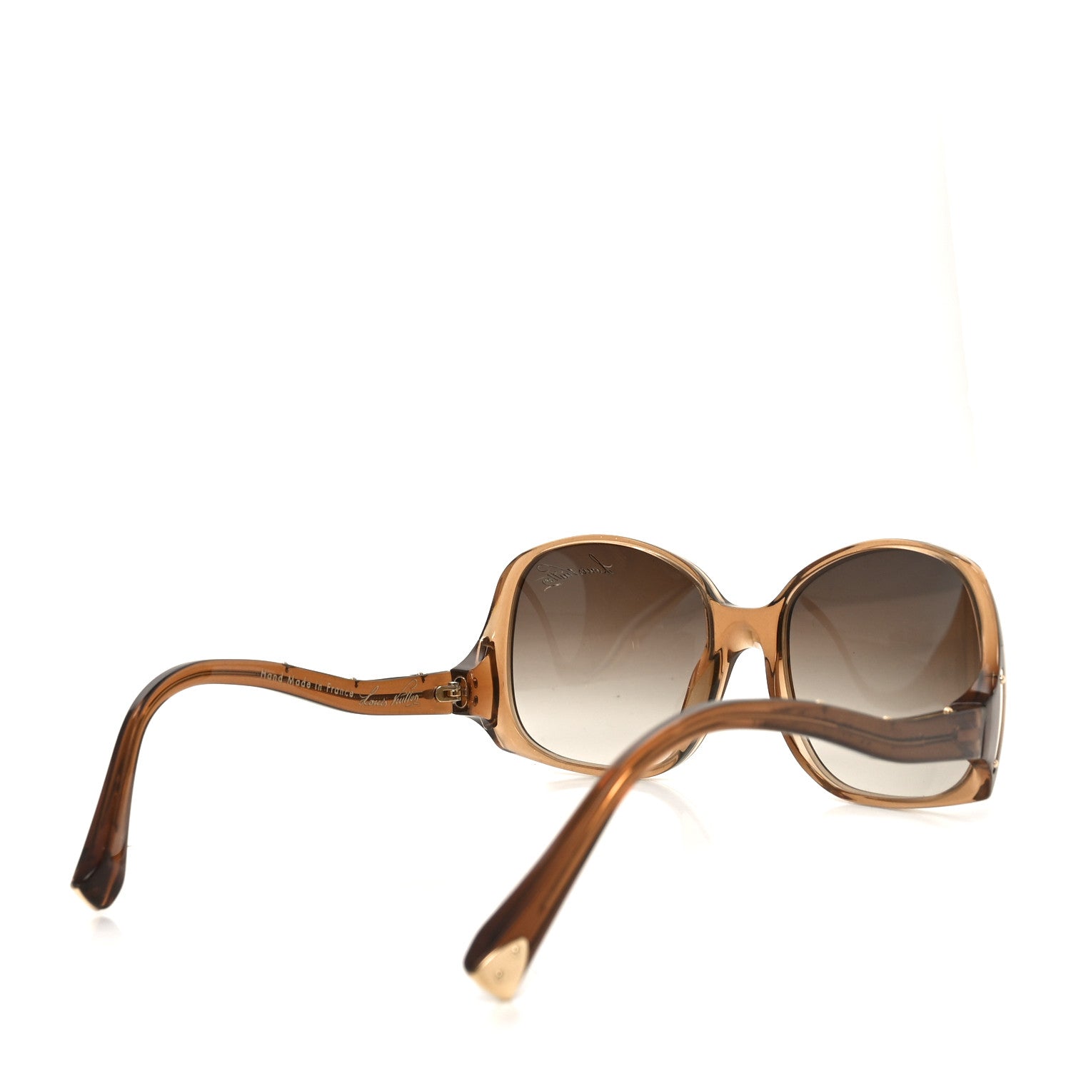 Louis Vuitton Gina ブラウン サングラス Louis Vuitton Honey Speckling Acetate Frame Gina Sunglasses